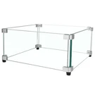 Bominica Glass Wind Guard 15X15X6.5 Inch Clear Tempered Shield Gas Firepit. Fixed Price $69.06.