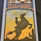 Texas Barbeque Wild West Skewers Non-stick 14" Dishwasher Safe Silver Black. Fixed Price $25.00.