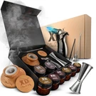 Cocktail Smoker Kit - 8 Wood Chips 4 Flame Jet Torch Old Fashioned. Fixed Price $210.34.