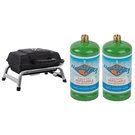 Char-broil 1-BURNER Portable Propane Gas Grill Bundle Flame King Refillable. Fixed Price $213.62.