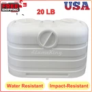 Dual 20LB Lp Propane Tank Plastic Heavy Duty Cover For Rv,travel Trailer, Camper. Fixed Price $45.72.