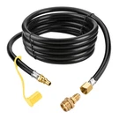 Wadeo 12FT 1LB Propane Quick Connect Hose For Rv Gas Grill 1/4" Us Stock. Fixed Price $19.99.