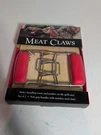 Charcoal Companion Meat Set 2 Claws, New, Stainless Steel Soft Grip Red. Fixed Price $12.50.