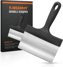 Heavy Duty Grill Scraper Stainless Steel Griddle With 5" Deep Black. Fixed Price $21.92.