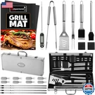 Romanticist 23PCS Must-have Bbq Grill Accessories Set Thermometer In Case. Fixed Price $45.18.