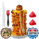 Al Pastor Shawarma Skewer Stand For Grill W/ 3 Stainless Steel Spikes. Fixed Price $44.06.