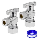 Breezliy Heavy Duty Angle Stop Valve 1/2" Nom (5/8" Od) X 3/8" Comp, .... Fixed Price $24.18.