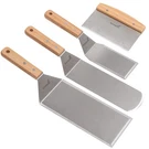 Stainless Steel Metal Set - Teppaniyaki Griddle Scraper Flat. Fixed Price $40.27.