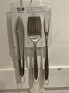 Weber Style 3-PIECE Stainless Steel Grill Tool Set New #18700. Fixed Price $55.00.
