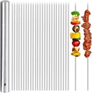 100 Pack 15.2" Kabob Skewers, Metal For Grilling, Stick Bbq Barbecue. Fixed Price $23.90.