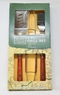 Scout Camping 3 Piece Stainless Steel Grill Set. Fixed Price $39.99.