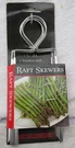 Charcoal Companion Raft Skewers-set Of 4-STAINLESS Steel-asparagus-vegtables. Fixed Price $9.03.