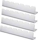 4 Pcs Skewers Holder Stainless Steel Shish Kabob Rack Bbq Long Silver. Fixed Price $24.64.