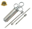 Grill Stainless Steel Meat Marinade Injector 2 Oz Flavor Needle Cooking Syringe. Fixed Price $16.99.