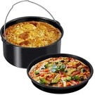 Abizarch 2PCS Air Fryer Accessories, 8 Inch Pizza Cake Pan And Baki.... Fixed Price $29.14.