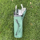 Bbq Tool Set Poligo 7PC Golf-club Style With Rubber-golf Grill Open Box. Fixed Price $35.00.