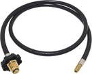 5FT Pol X 1/4" Inverted Male Flare Rv Propane Hose Kit, Rubber Camper Black. Fixed Price $23.98.