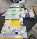 Cricut Essential Tool Set, Machine Mat Variety Pack, Glitter Gel Pens, Smart Ir. Fixed Price $250.00.
