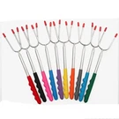 Telescopic Bbq Forks Marshmallow Roasting Sticks Extendable Stainless Steel. Fixed Price $9.99.