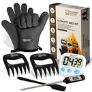 Smoker Gloves And Meat Claws Instant-read Thermometer, Timer & Brush NO.1.... Fixed Price $45.84.