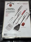 Jim Beam Piece Stainless Steel Grilling Tool Set Ergonomic Comfort Grip JB0156. Fixed Price $29.99.