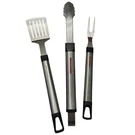 3 Piece Brinkmann Bbq Utensil Set Spatula Tongs Fork Gently Used Grilling Tools. Fixed Price $25.00.