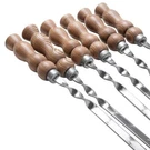 Kebab Skewers Shashlik Shampur Bbq Mangal Grill Russian 6PCS Sticks Premium. Fixed Price $89.95.