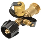 Heavy Duty Brass Rv Propane 4 Port Tee Connects Appliances To Fuel Supply. Fixed Price $37.48.