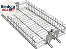 6042 Bbq Stainless Steel Flat Spit Rotisserie Basket For Any Grill, Fits 1. Fixed Price $60.00.