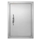 Bbq Access Door, 14W X 20H Inch Single Outdoor Kitchen Stainless Steel Flu. Fixed Price $73.51.