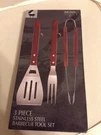 Chefs Basics Select 3 Piece Stainless Steel Bbq Set Retails $24.00. Fixed Price $15.25.