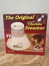 The Original Ceramic Vertical Chicken Steamer Sittin'. Fixed Price $10.99.