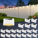 Solar Deck Lights Outdoor Waterproof, Powered Fence For Outside .... Fixed Price $44.84.