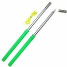 Mr Babache Xtreme Color Silicone Grip Diabolo Hand-sticks Uv Green. Fixed Price $21.99.
