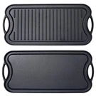 Reversible Grill/griddle Dual-sided Cast Iron 20 Inches X 10. Fixed Price $49.99.