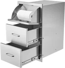 Outdoor Kitchen Drawers 17W X 30H 21D Inch, Cabinets, Stainles. Fixed Price $359.99.