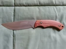 Coleman Camping 4.5" Fixed-blade Wooden Handle Knife No Sheath. Fixed Price $15.50.