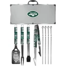 Nfl Siskiyou Sports Fan Shop New York Jets Steel Tailgater Bbq Set W/case 8 P.... Fixed Price $119.28.