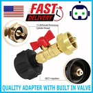 Propane Adapter Regulator Valve Refill Lp Gas Lb Cylinder Tank QCC1 Coupler. Fixed Price $10.95.
