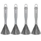 Teecyhooo 4 Pcs Stainless Steel Dish Brush With Handle Heavy Duty Kitchen Scr.... Fixed Price $22.10.