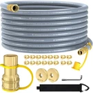 12FT 3/8" Natural Gas Hose, Low Pressure With Quick Connect, Conversion Kit. Fixed Price $59.99.