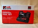 New! Mr. Moto 39 Piece General Tool Set Kit W/ Hard Storage Case - Free Usa Ship. Fixed Price $29.99.
