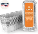 20 Pack Grill Drip Pans, Aluminum Foil Grease Catcher Cup Liner Compati. Fixed Price $31.71.
