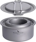 Titanium Alcohol Stove Spirit Burner With Fire Cover Outdoor Wood Sta. Fixed Price $28.83.