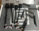 8-PACK Lot Flame Glo 3-IN-1 Grill Scrubber Wire Brush Scour Pad Grate Cleaner. Fixed Price $30.38.