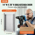 Bbq Access Door, 14W X 20H Inch Single Outdoor Kitchen Outside Cabin 342. Fixed Price $53.21.