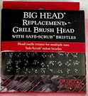 Charcoal Companion Big Head Barbeque Grill Brush Replacement Safe Scrub. Fixed Price $16.80.