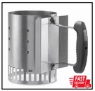 Weber Compact Chimney Starter Rapid Fire Charcoal Grill Accessory Bbq Cooking. Fixed Price $25.00.
