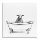 Stupell Industries White Framed Art AB-079, 12X12, Wall Plaque 12"L 0.5"W. Fixed Price $29.98.
