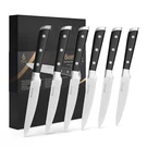 6PC Steak Knife German Stainless Steel Serrated Knives Set Dishwasher Safe. Fixed Price $36.99.